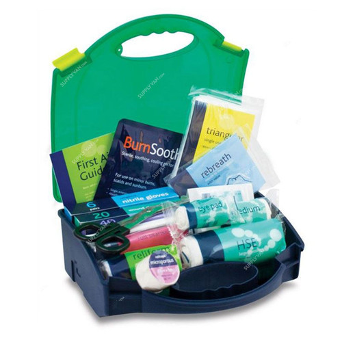 Reliance Medical Small Workplace First Aid Kit, FA-330, Green, 83 Pcs/Kit