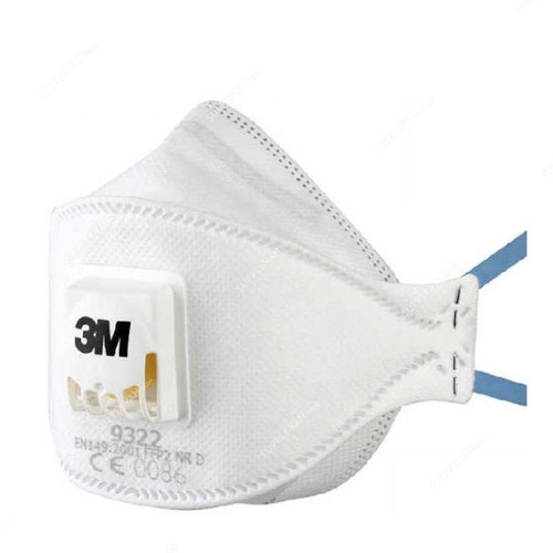 3M Particulate Respirator, 3M9322-plus, FFP2, Grey