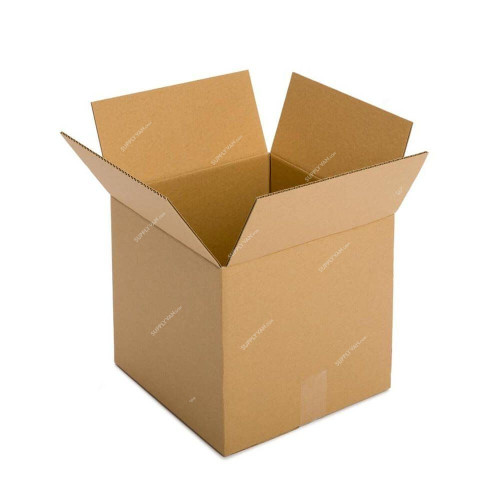 Plain Box, 5 Ply, 45CM Length x 45CM Width x 70CM Height, Brown