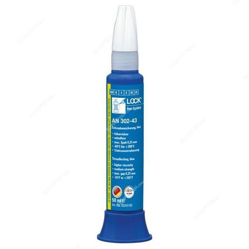 Weicon AN 302-70 Threadlocking Adhesive, 30243250, 250ML