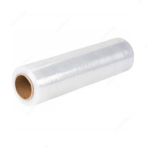 Stretch Film, 300G Core, 18 Micron Thk, 1 Kg, Clear, 6 Rolls/Carton