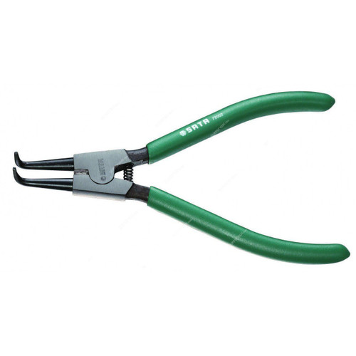Sata External Snap Ring Plier, ST72002ST, Curved, 7 Inch