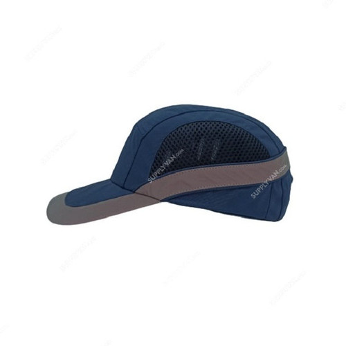Bump Cap, BC1002, 55-62CM Cap Size, Blue/Grey
