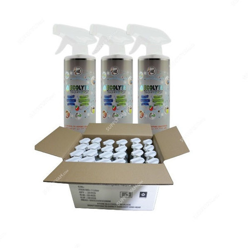 Ecolyte Plus 100% Natural Multi-Surface Disinfectant, 500ML, 24 Pcs/Carton