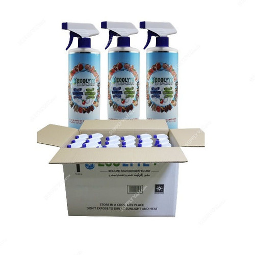Ecolyte Plus 100% Natural Meat and Seafood Disinfectant, 500ML, 24 Pcs/Carton
