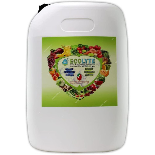 Ecolyte Plus 100% Natural Fruits and Vegetables Disinfectant, 20 Ltrs
