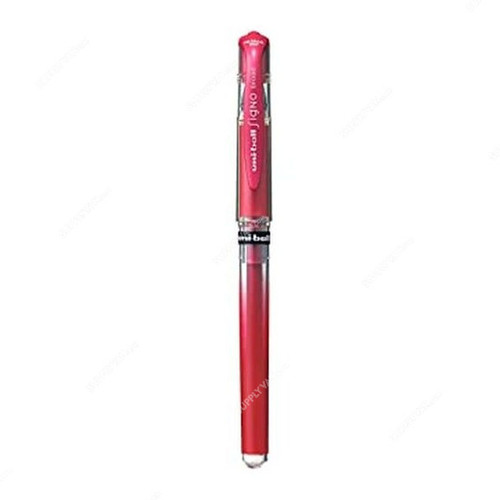 Uni-Ball Gel Ink Pen, UM153M-RD, Signo Broad, 1.0MM Tip, Metallic Red, 12 Pcs/Pack