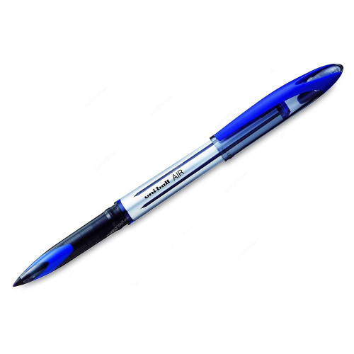 Uni-Ball Ball Point Pen, UBA188L-BE, Air, 0.7MM Tip, Blue, 12 Pcs/Pack
