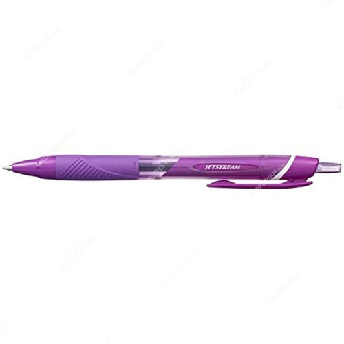 Uni-Ball Colours Retractable Ball Point Pen, SXN150C-VT, Jetstream, 1.0MM Tip, Violet, 12 Pcs/Pack