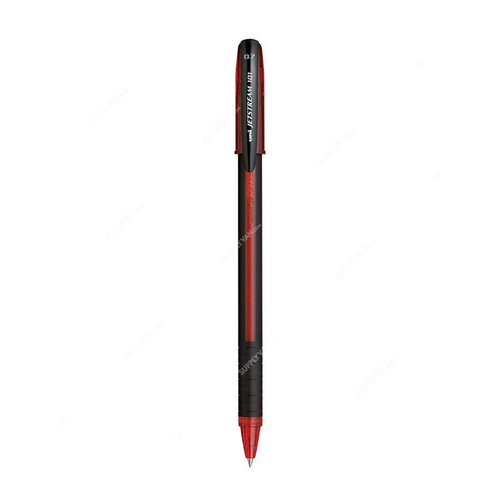Uni-Ball Ball Point Pen, SX101-RD, Jetstream, 1.0MM Tip, Red, 12 Pcs/Pack