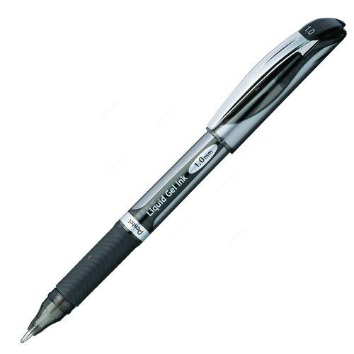 Pentel Energel Roller Gel Roller Pen, PE-BL60-AH, 1.0MM Tip, Black, 12 Pcs/Pack