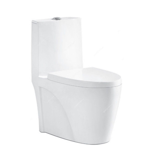Milano S-Trap Water Closet, 0828-A, Ceramic, 390MM Width x 710MM Length, White