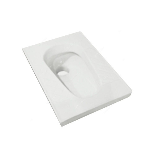 Milano Asian Water Closet, 2046, Ceramic, 400MM Width x 540MM Length, White