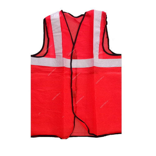 High Visibility Reflective Vest, Free Size, Orange