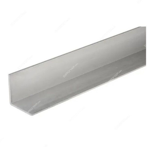 Stainless Steel 316 Angle Bar, 5MM Thk, 75MM Width x 75MM Height x 6 Mtrs Length