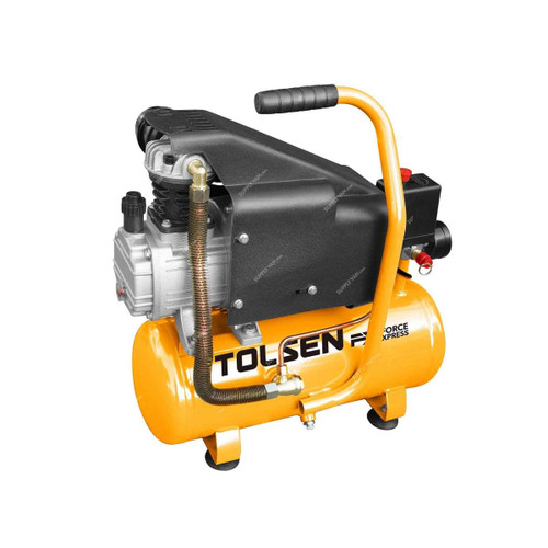 Tolsen Air Compressor, 73122, 800W, 1 HP, 8 Bar, 8 Ltrs Tank Capacity