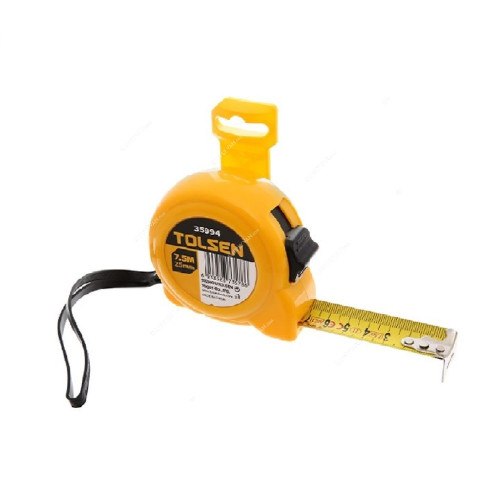 Tolsen Measuring Tape, 35994, 25MM Width x 7.5 Mtrs Length