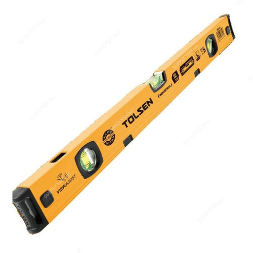 Tolsen Spirit Level With Magnet, 35246, 3 Vials, 120CM Length