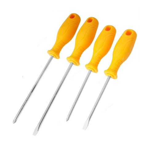 Tolsen Screwdriver Set, 20737, GRIPro, 40CR Alloy, 4 Pcs/Set