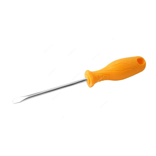 Tolsen Slotted Screwdriver, 20702, 40CR Alloy, 4MM Tip Size x 100MM Length