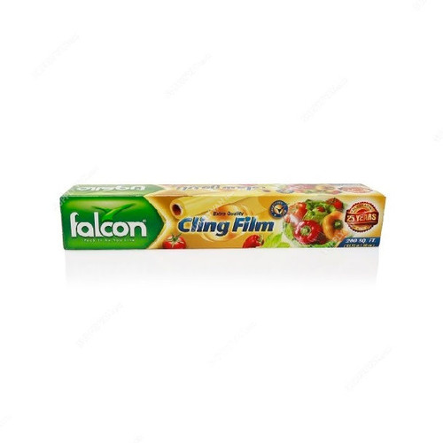 Falcon Cling Film, MCLFM006, 30CM Width x 200 SQ. FT. Length, 24 Pcs/Pack