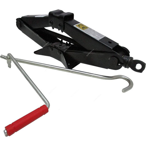 Car Hydraulic Scissor Jack, 2 Ton, Black