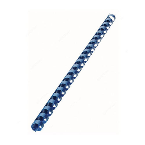 Spiral Binding Comb, Plastic, 10MM, Blue, 100 Pcs/Pack