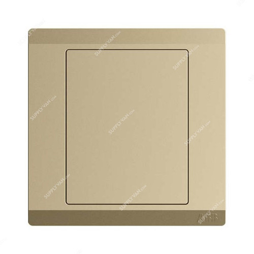 Abb Electrical Blank Wall Plate, BL504-PG, lnora, 1 Gang, Royal Gold