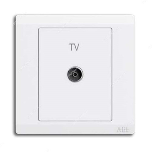 Abb TV Socket Outlet, BL301, lnora, 1 Gang, White