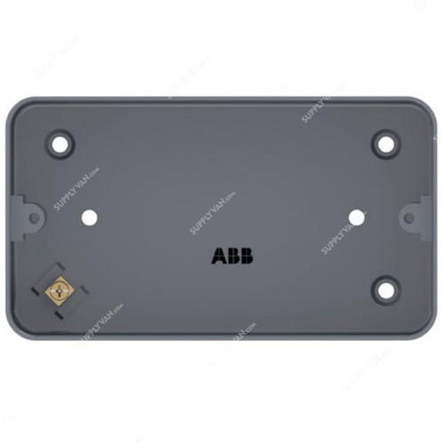 Abb Surface and Flush Mounted Box, BM542, Metal Clad Series, 2 Gang