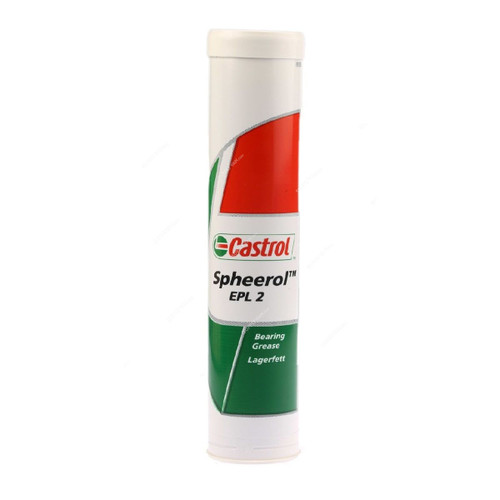 Castrol Spheerol L-EP-2 Bearing Grease, 400GM, Brown/Yellow