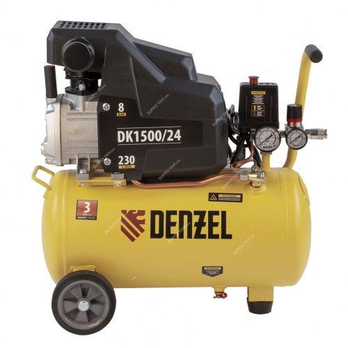 Denzel X-Pro Air Compressor, DK1500-24, 1500W, 8 Bar, 24 Ltrs