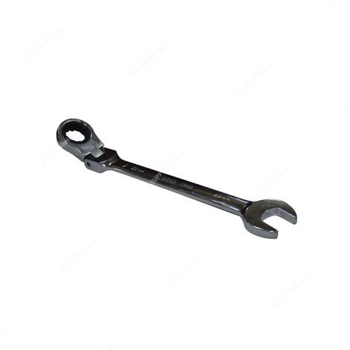 Uken Gear Wrench With Flex Head, U9450, Chrome Vanadium Steel, 16MM Hole Dia