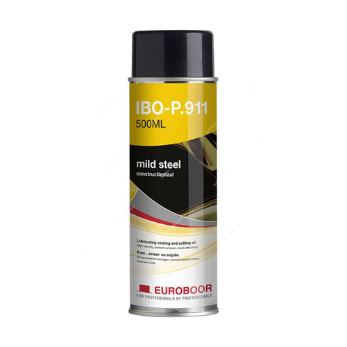 Euroboor Mild Steel Lubricating Cooling and Cutting Oil, IBO-P-911, 500ML