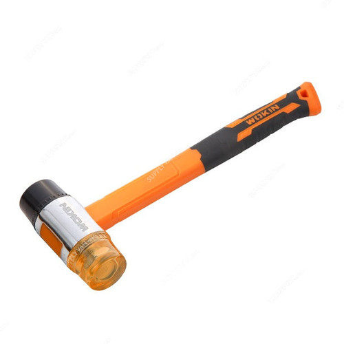 Wokin Two Way Mallet With Fiberglass Handle, 251835, PVC, 35MM, Orange