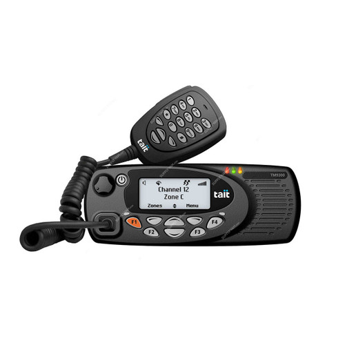 Tait Tri-Mode DMR Mobile Radio, TP9355, 25W, UHF, 400-470 MHz, Black