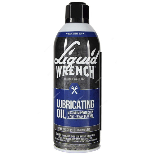 Liquid Wrench Lubricating Oil, L212, 11 Oz