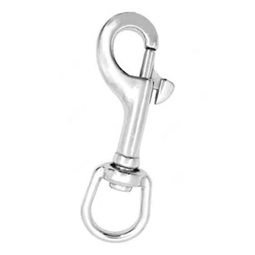 Neop-Ae Heavy Duty Swivel Snap Hook, Stainless Steel, 83MM Length, Silver