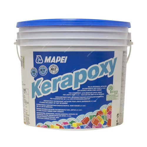 Mapei Kerapoxy Tile Adhesive and Grout, 5 Kg, 120 Black