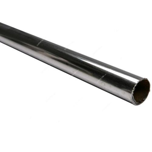 Chrome Plated Pipe, Galvanized Iron, 0.8MM Thk, 1 Inch Dia x 3 Mtrs Length