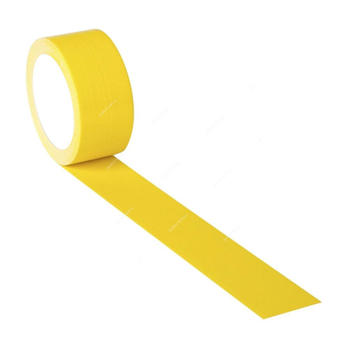 BOPP Tape, 48MM Width x 50 Yards Length, Yellow, 6 Rolls/Pack