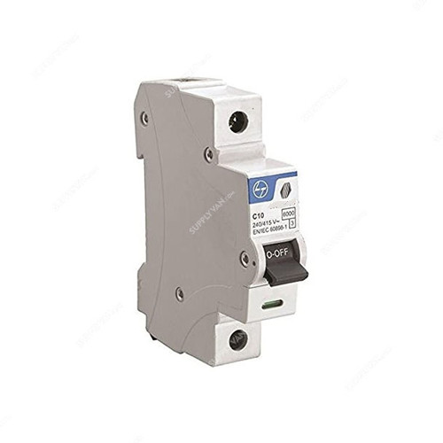 L&T Miniature Circuit Breaker, BB10105C, 1 Pole, Curve C, 240/415V, 10A