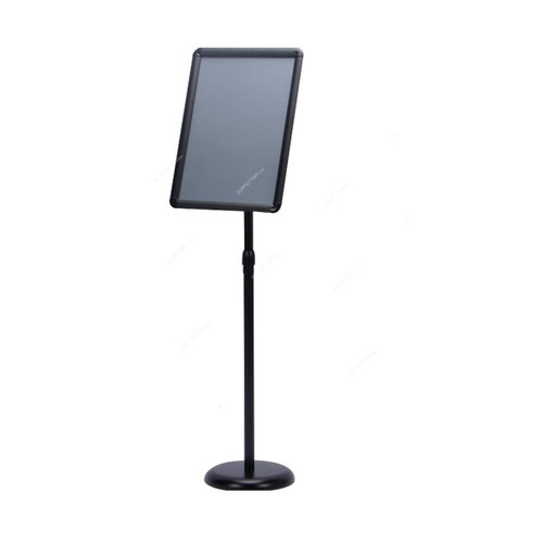 A4 Notice Board With Stand, Black