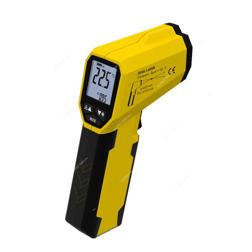 Trotec Infrared Thermometer, BP21, LCD, -35 to 800 Deg.C