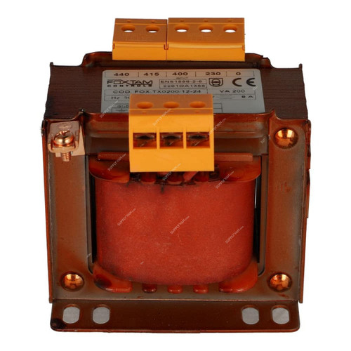 Foxtam Power Transformer, Fox-TX-0200-1, 12-24VAC, 200VA