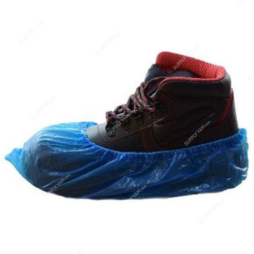 Empiral Water Resistant Shoe Cover, E107512821, Polyethylene, 15 x 41CM, Blue, 100 Pcs/Pack