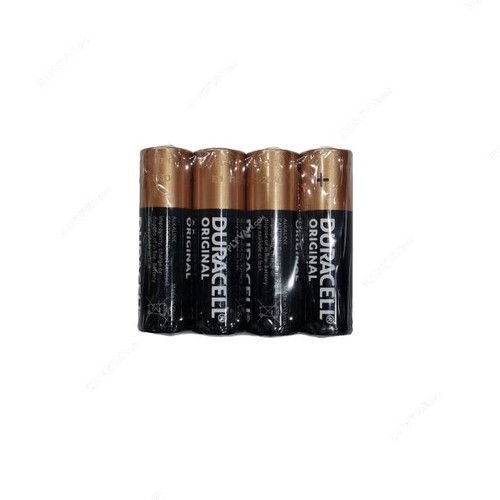 Duracell Alkaline Battery, AA, 4 Pcs/Pack