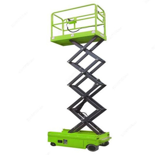 Lifmex Electric Mobile Scissor Lift, LMEL0339, 3.9 Mtrs Lifting Height, 300 Kg Loading Capacity