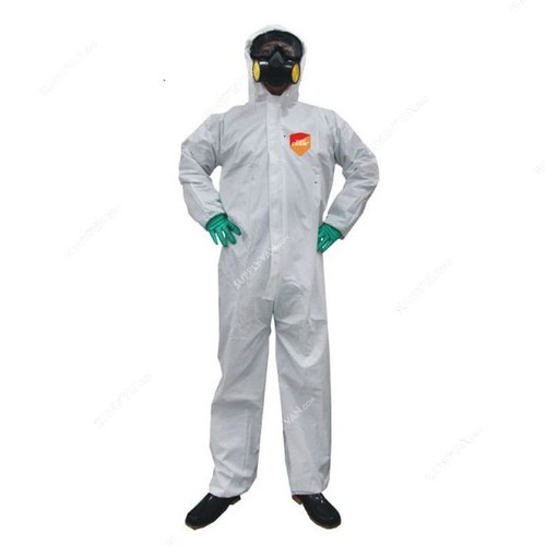 Scudo Disposable Coverall, SC-06070, Polypropylene, S, White