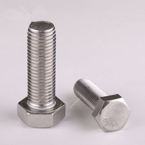 Schaefer-Peters Hex Bolt, Stainless Steel 316, Grade A4-70, 5x80MM